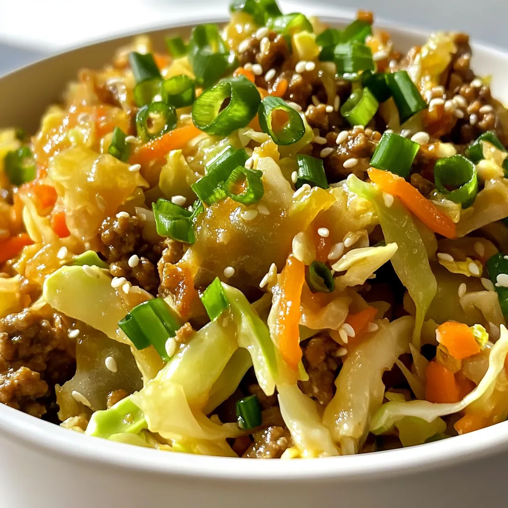 Egg Roll in a Bowl Schnelles und schmackhaftes Rezept