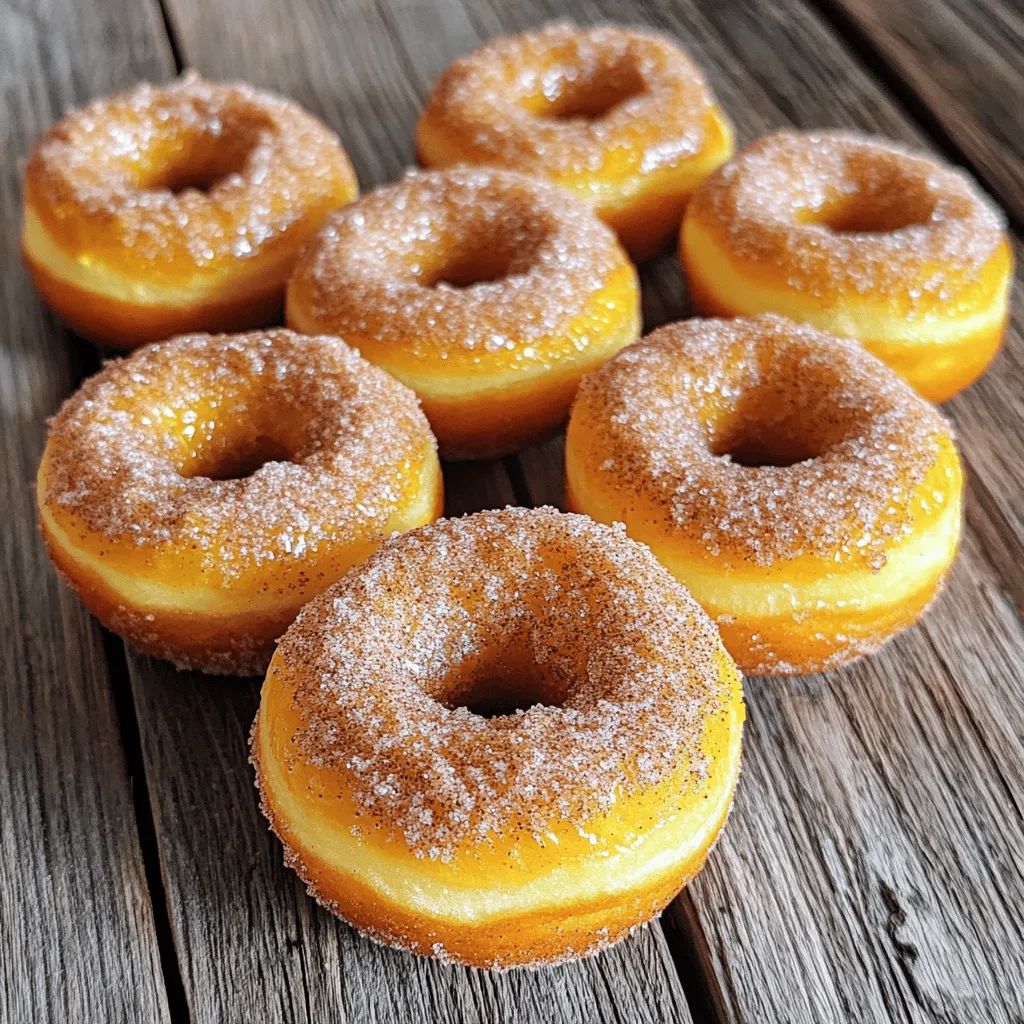 Zimt-Zucker Kürbis Donuts Erlebnis für Genießer