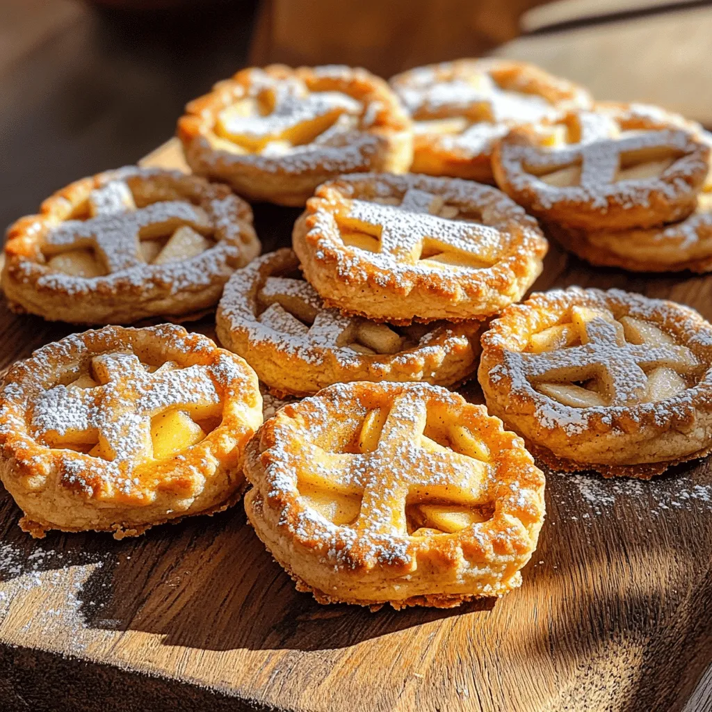 Perfekte Apfelkuchen-Plätzchen Köstliche Rezeptidee