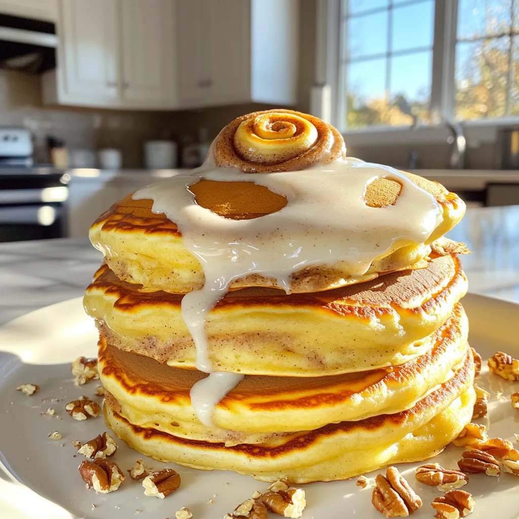 Cinnamon Roll Pancakes Einfache und leckere Mischung