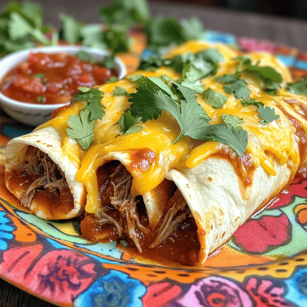 Slow Cooker Chipotle Beef Enchiladas Gericht leicht machen