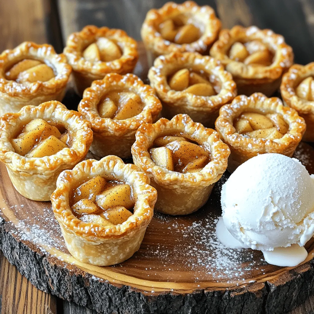 Mini Muffin Tin Apfelkuchen Einfach und Lecker