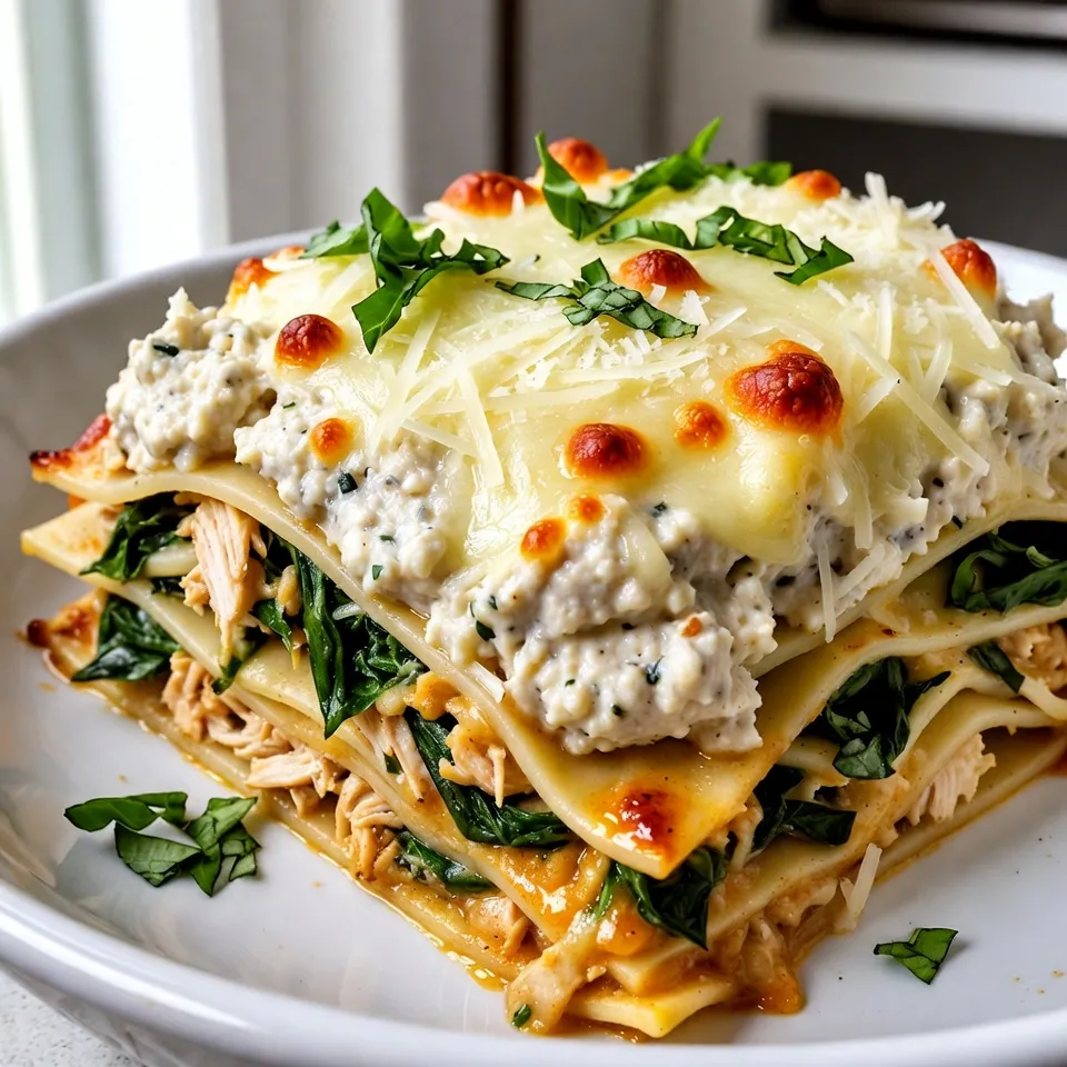 Köstliche Ultimate Chicken Lasagna Einfaches Rezept