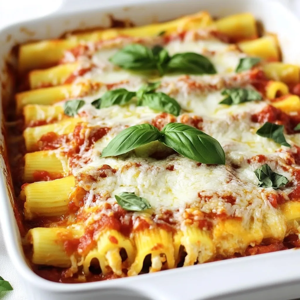 Ultimate Stuffed Manicotti Köstliches Pasta-Gericht