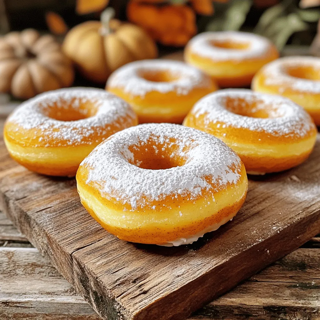 Baked Pumpkin Donuts Köstliches Rezept zum Nachbacken