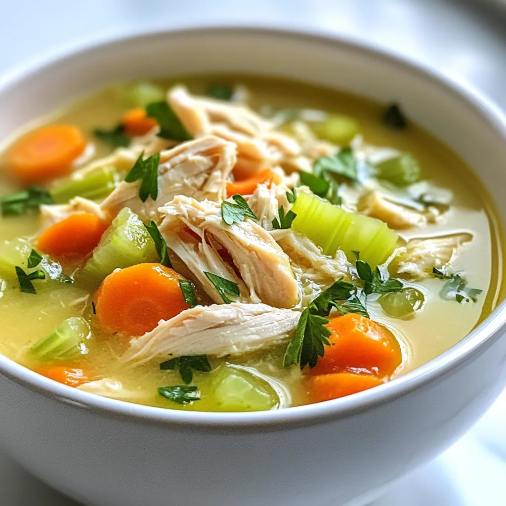 Cottage Cheese Chicken Soup Herzhaftes Wohlfühlessen