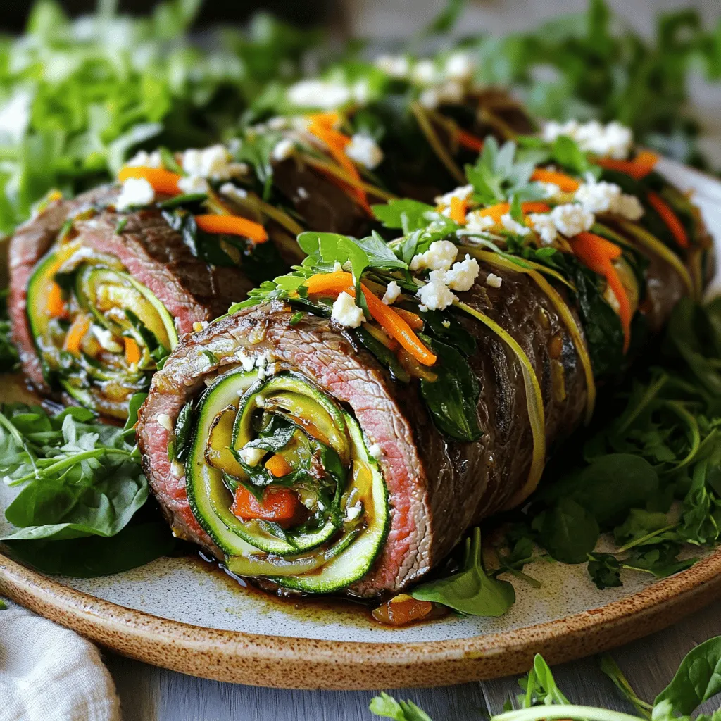 Flank Steak Roulade Köstlich und Einfache Zubereitung