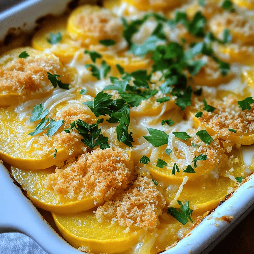 Creamy Southern Squash Casserole Einfache und Leckereien