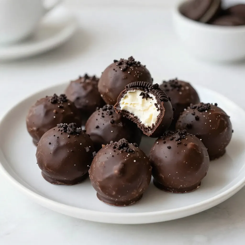 Mint Oreo Truffles einfache und köstliche Leckerei