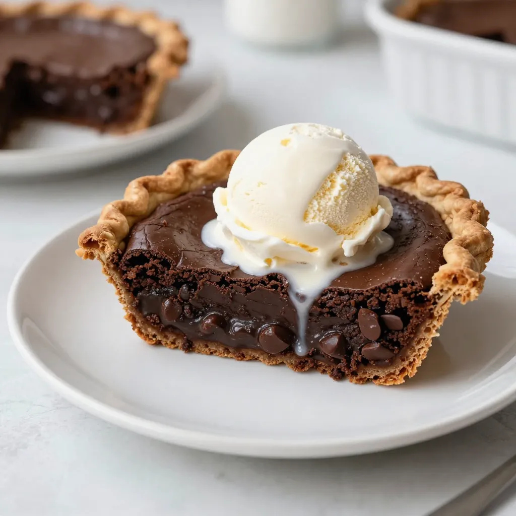 Gooey Brownie Pie Köstlicher Genuss für Schokoladenliebhaber