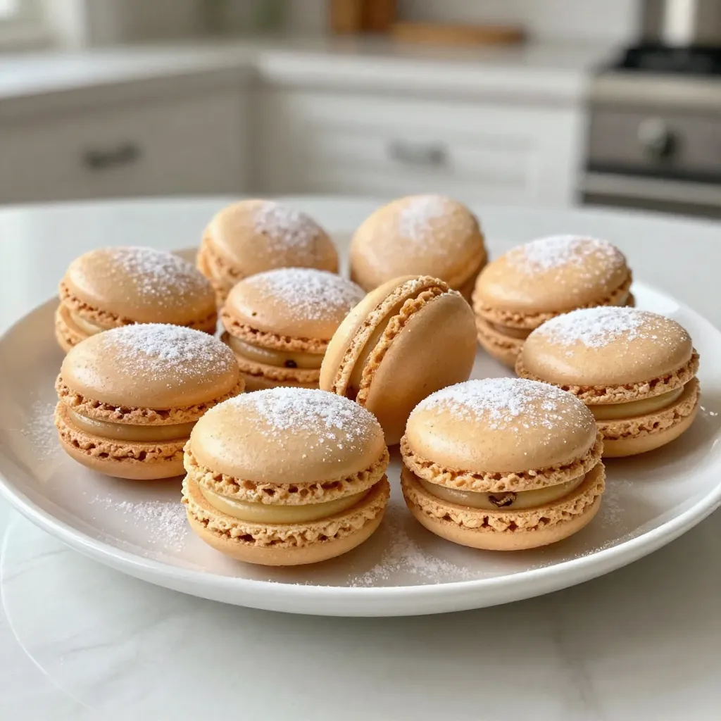 Gingerbread Macarons Köstlicher Genuss für Festtage