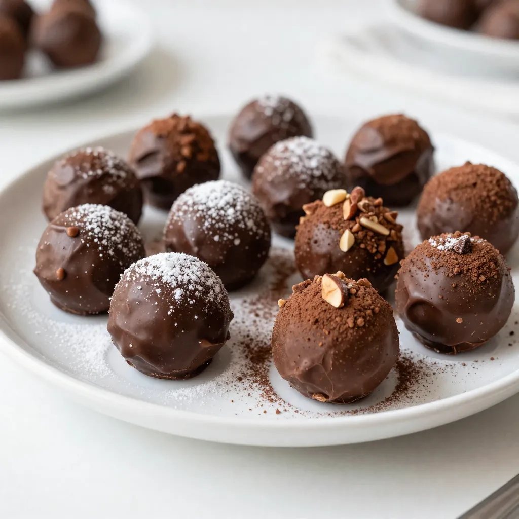 Amaretto Schokoladentrüffel Köstlicher Genuss Zuhause