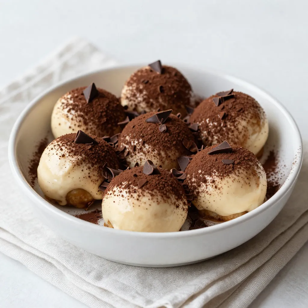 Tiramisu Dessert Balls Kreatives und Einfaches Rezept