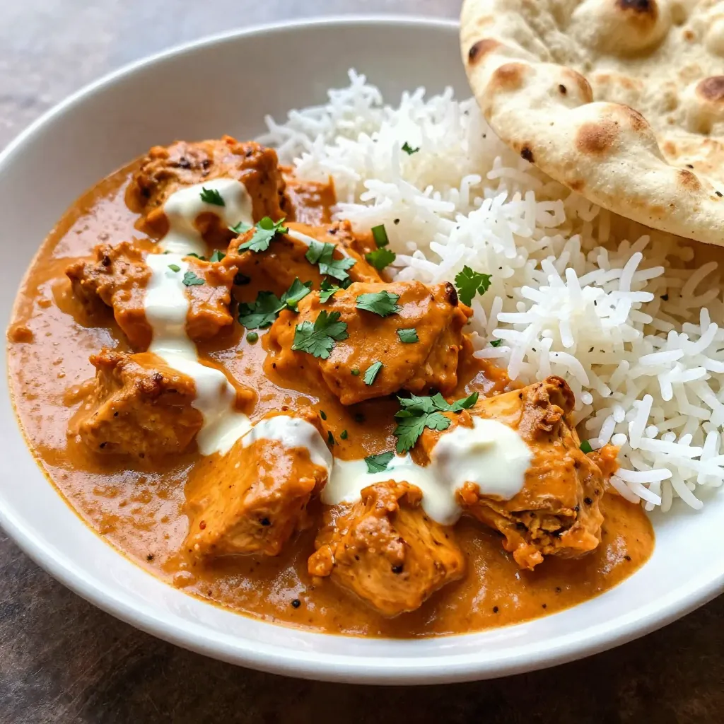 Chicken Tikka Masala Köstliches Gewürzgericht Zubereiten