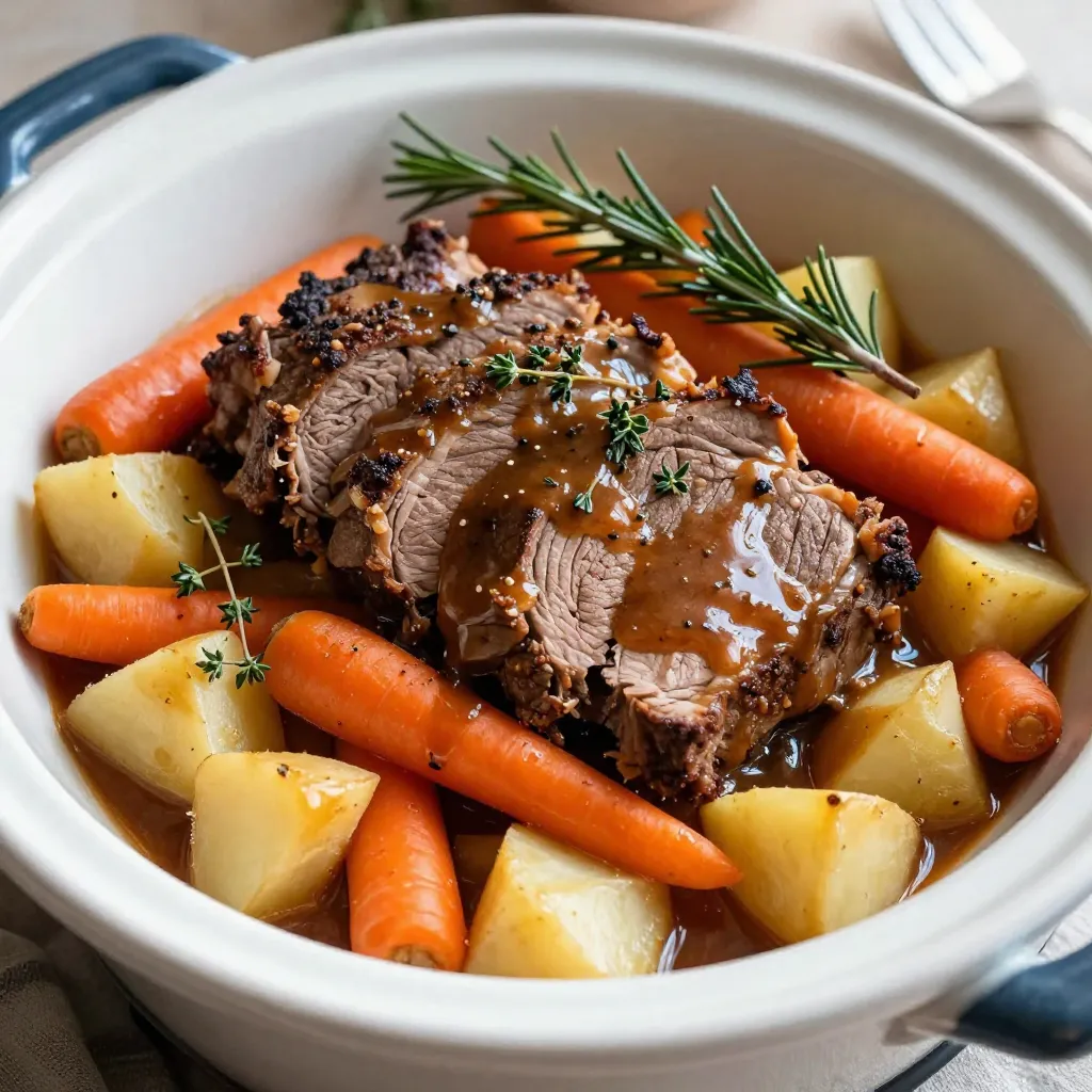 Slow Cooker 5-Star Pot Roast Einfaches und Herzhaftes Gericht