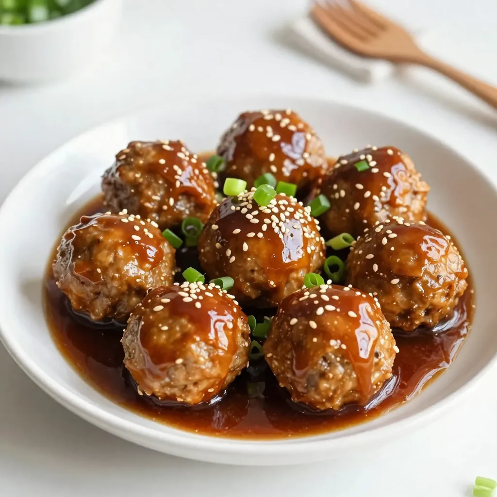 Slow Cooker Asian Meatballs Einfache und schmackhafte Mahlzeit