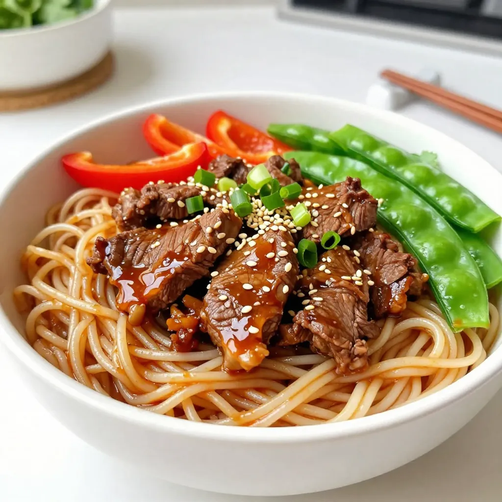 Klebrige Rindfleisch-Nudelschalen für jeden Tag