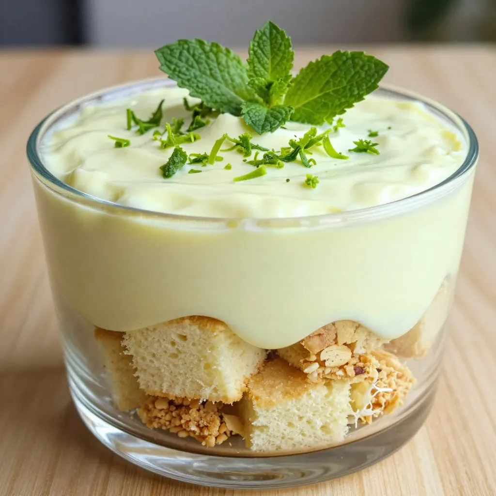 Triple Layer Key Lime Trifle Frisch und Lecker Genuss