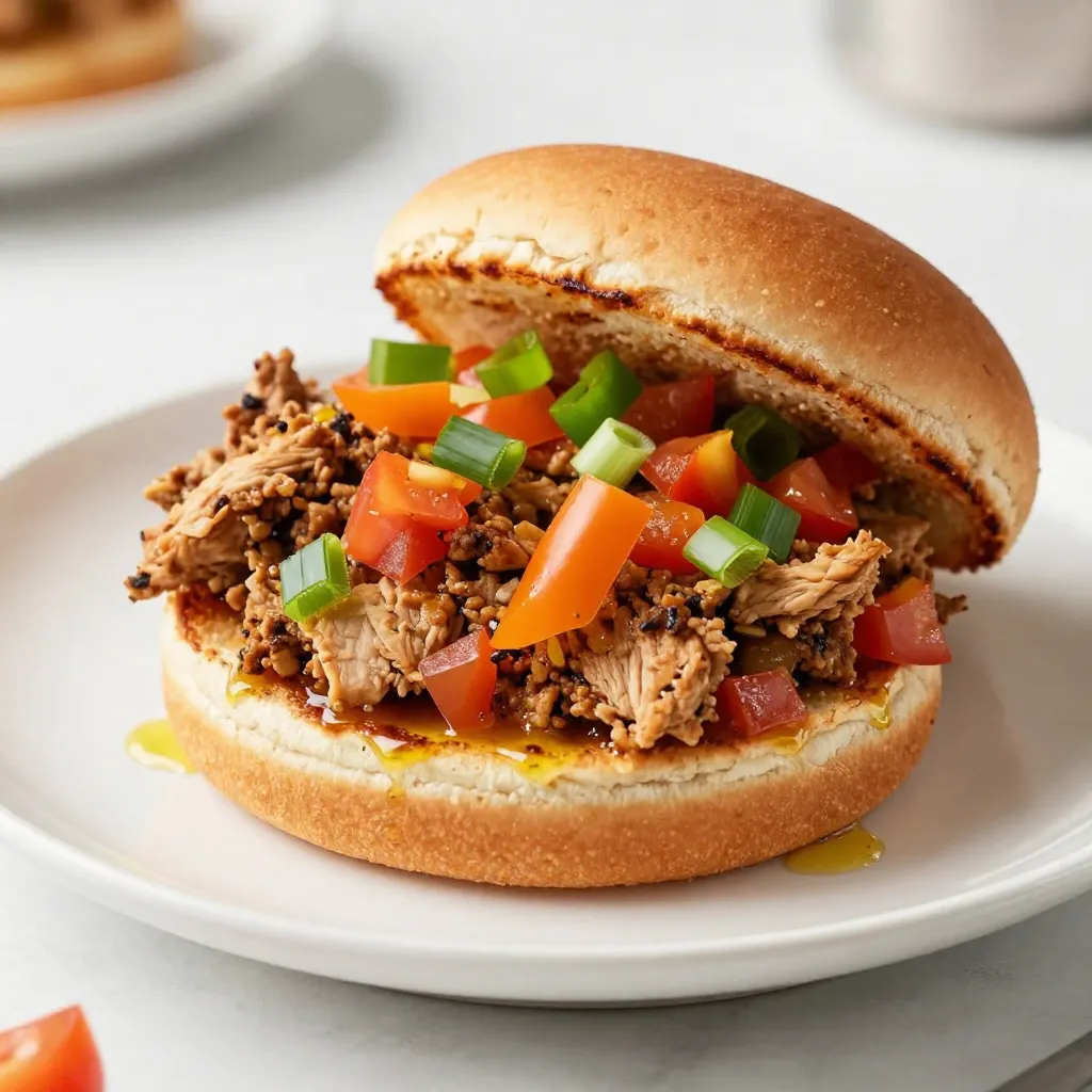 Cajun Chicken Sloppy Joes Lecker und Einfach Rezept