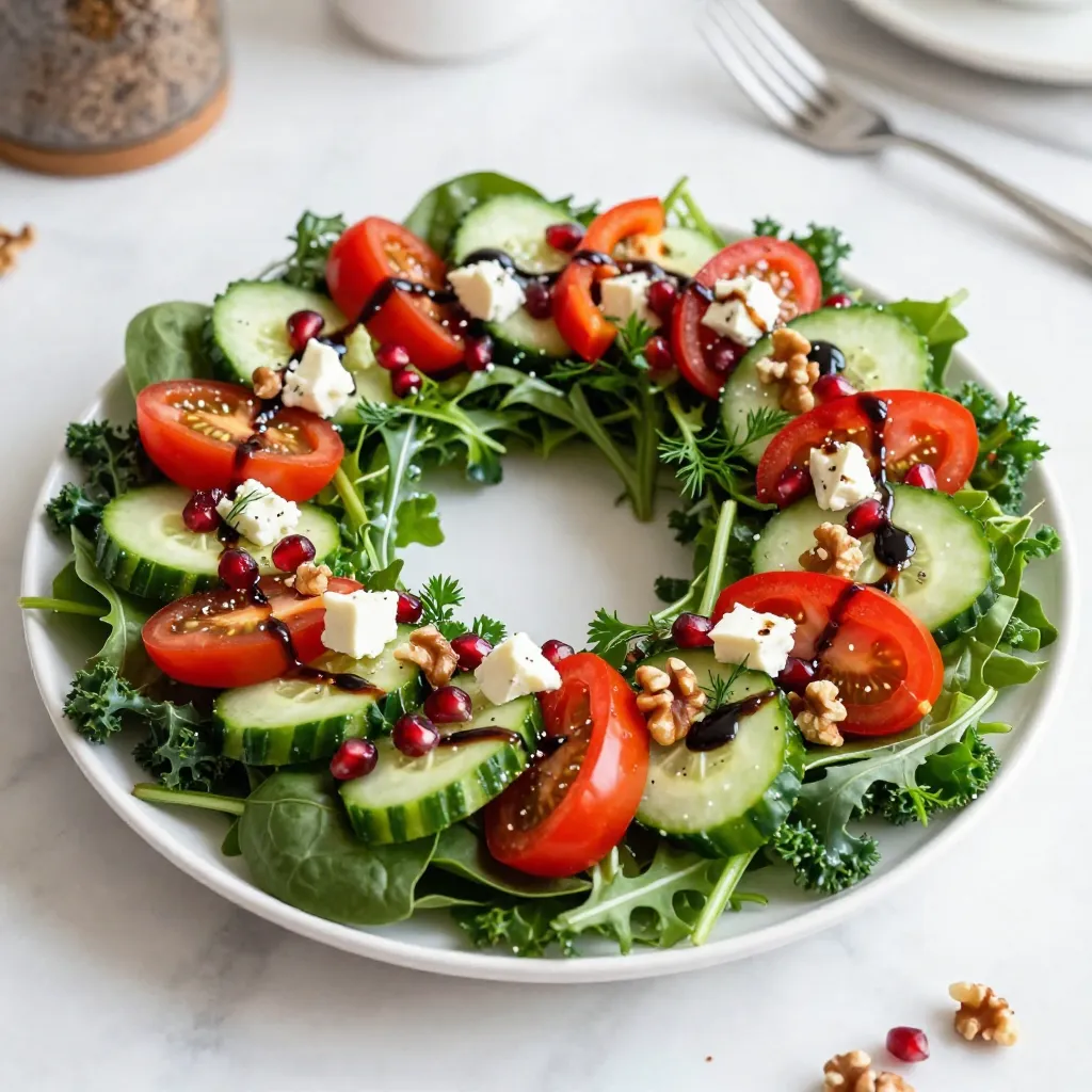 Weihnachtlicher Kranzsalat Festlich und Lecker Genießen