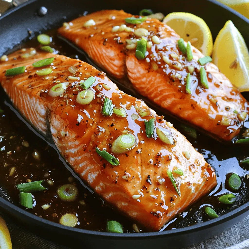 Honig-Knoblauch-Lachs saftig und köstlich zubereiten
