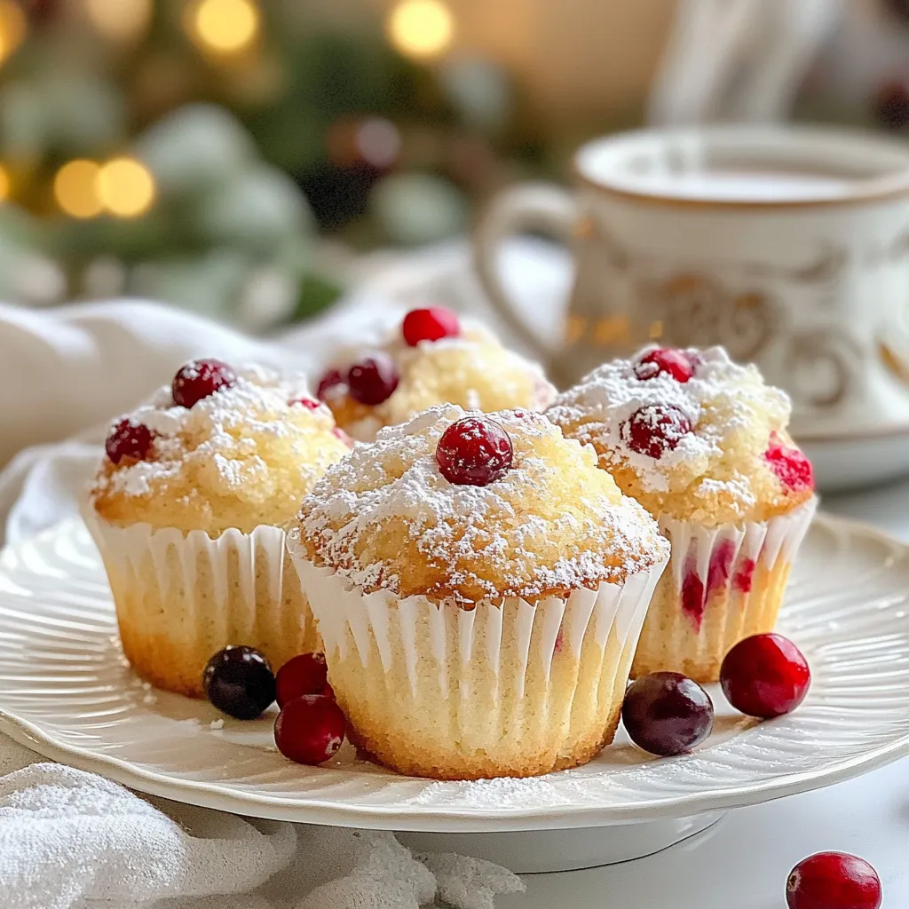 Cranberry Coffee Cake Muffins saftiger Genuss