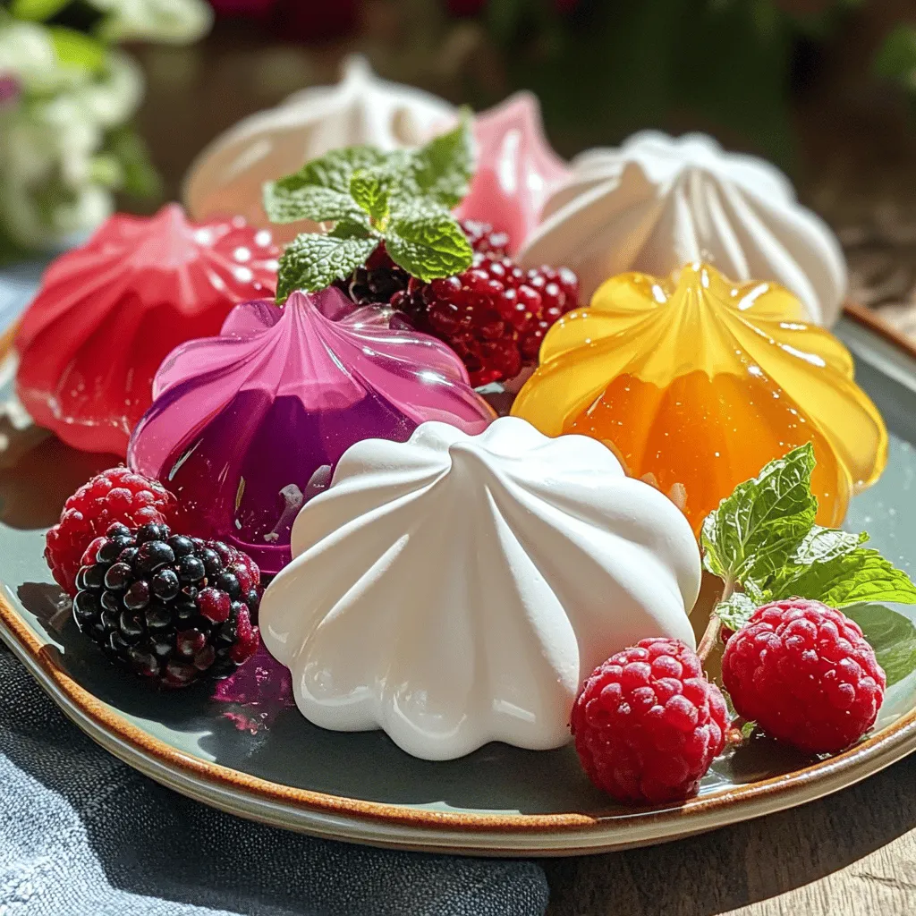 Die Herstellung von einfachen Jello Meringue Cookies macht Spaß und ist leicht. Diese Kekse sind bunt und schmecken lecker. Du brauchst nur wenige Zutaten, um sie zuzubereiten.