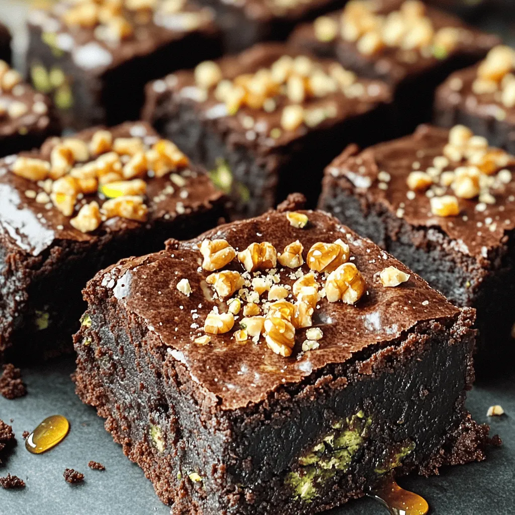 Zucchini Brownies with Honey Einfach und Lecker