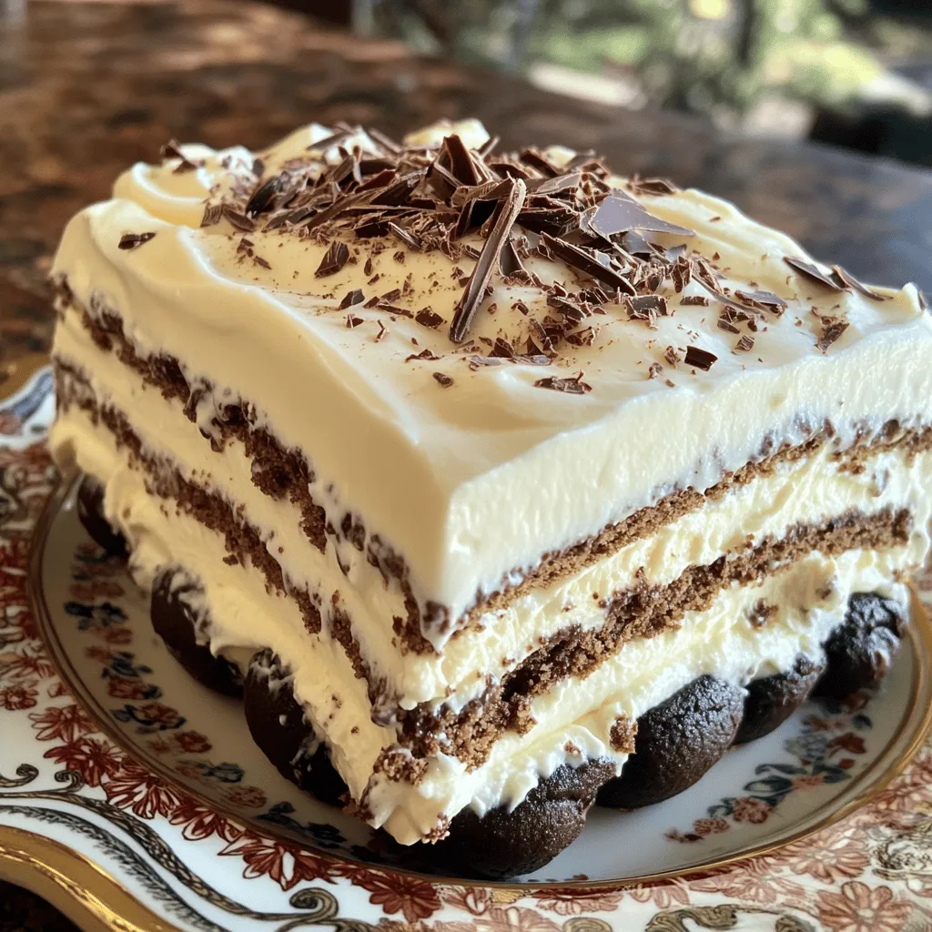 No Bake Cookies &#038; Cream Icebox Cake Leckerer Genuss