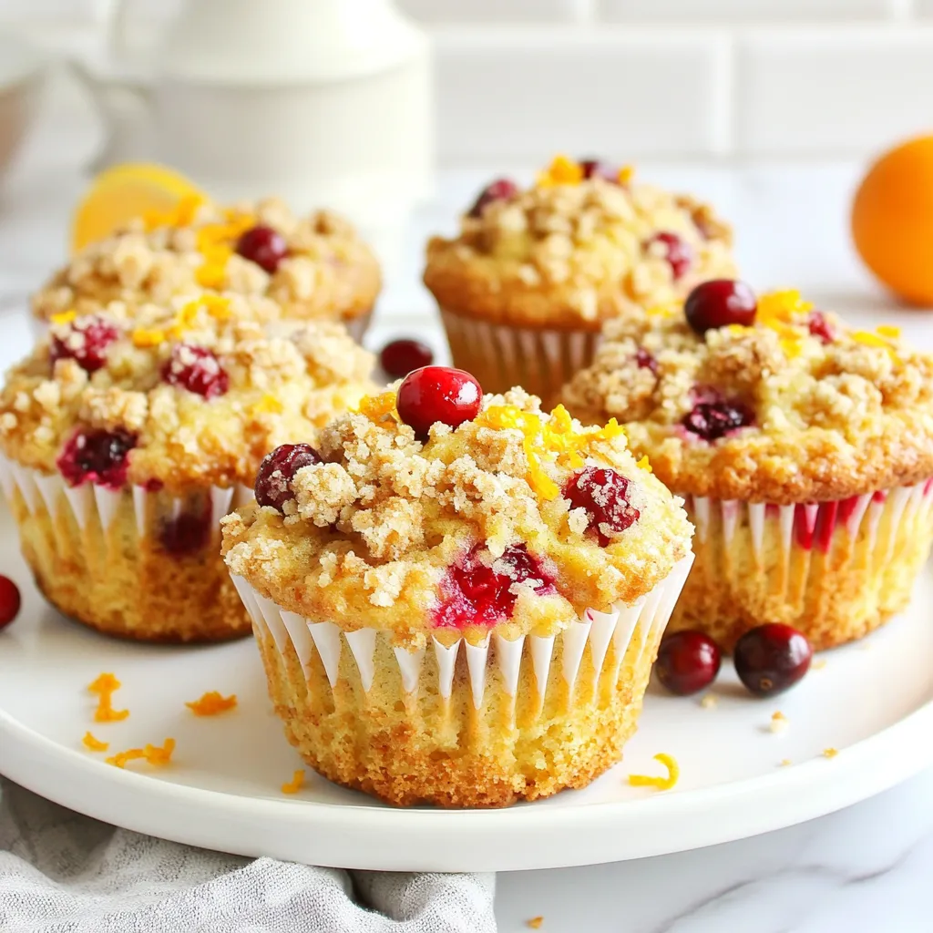 Cranberry Orange Streusel Muffins Für Genießer