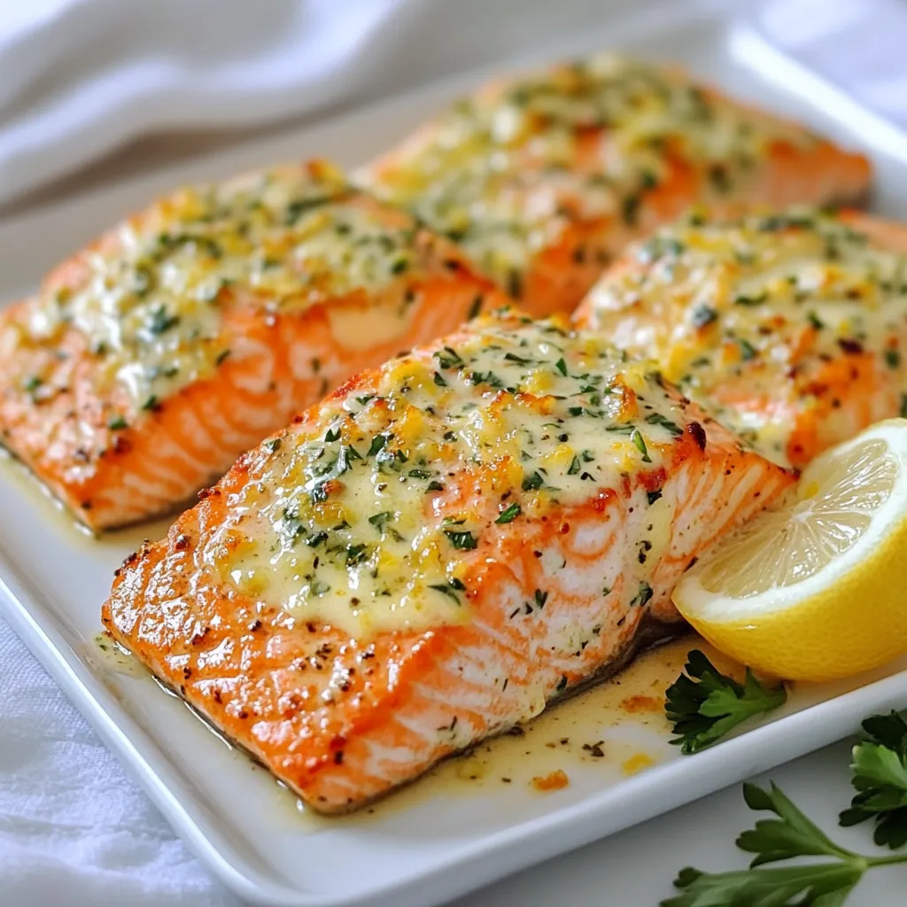 Cremiger Knoblauch-Lachs Einfache und köstliche Mahlzeit