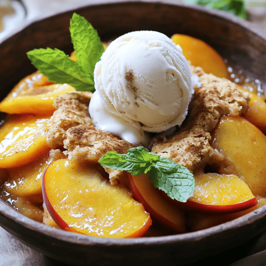 Best Southern Peach Cobbler Einfach und Köstlich Genießen