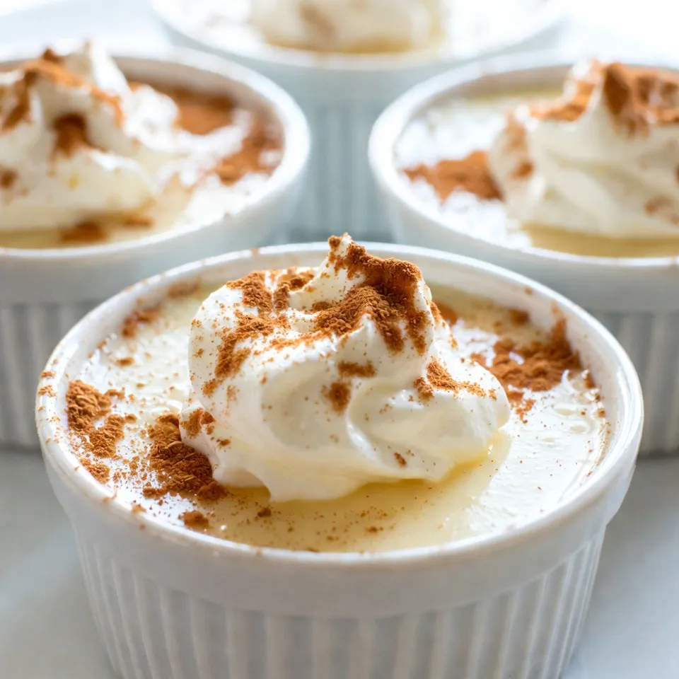 Eggnog Panna Cotta Einfaches cremiges Dessert Rezept