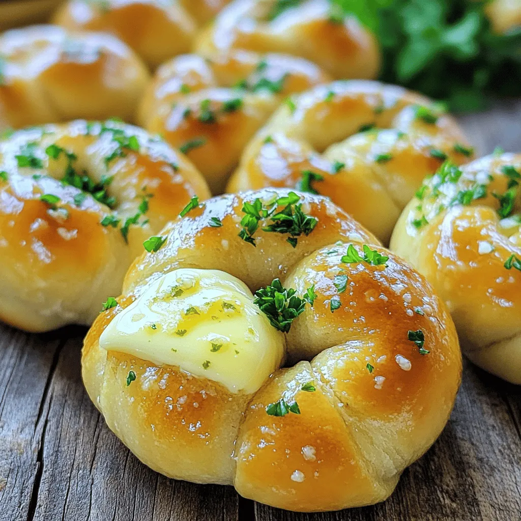 Knoblauchknoten Einfaches Rezept für Genuss