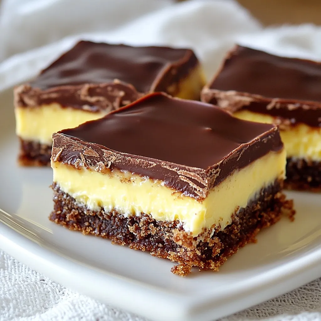 Classic Nanaimo Bars Einfache und köstliche Leckerei