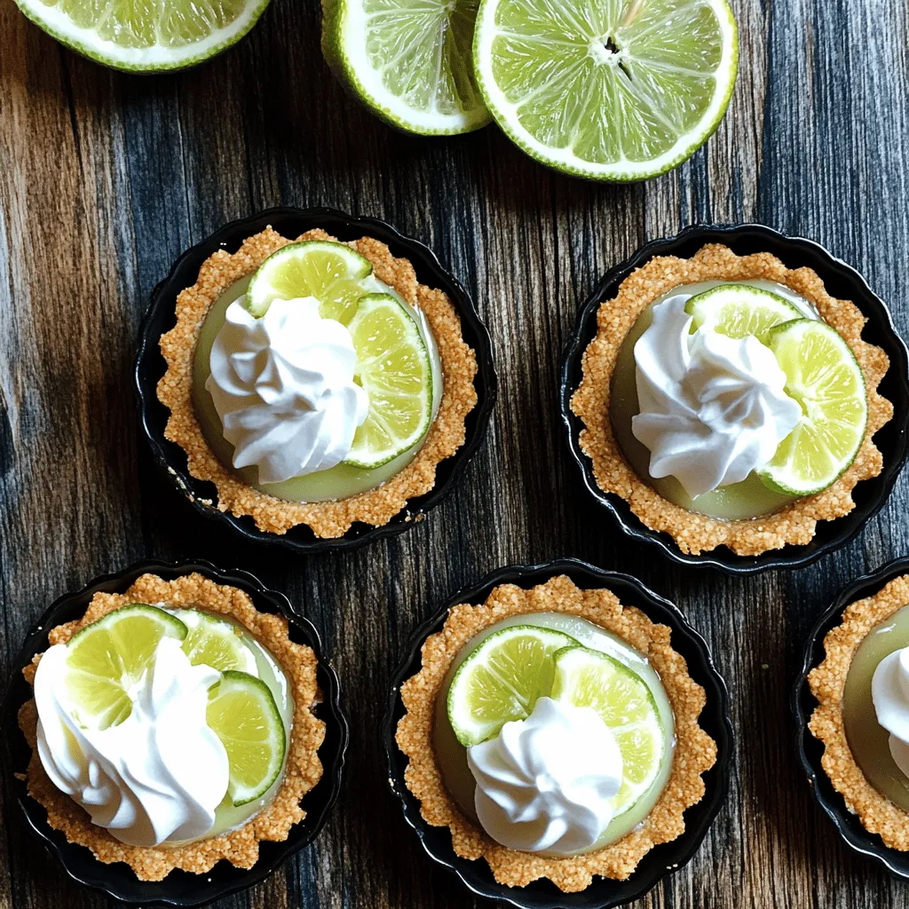 No-Bake Mini Key Lime Pies Einfacher Genuss