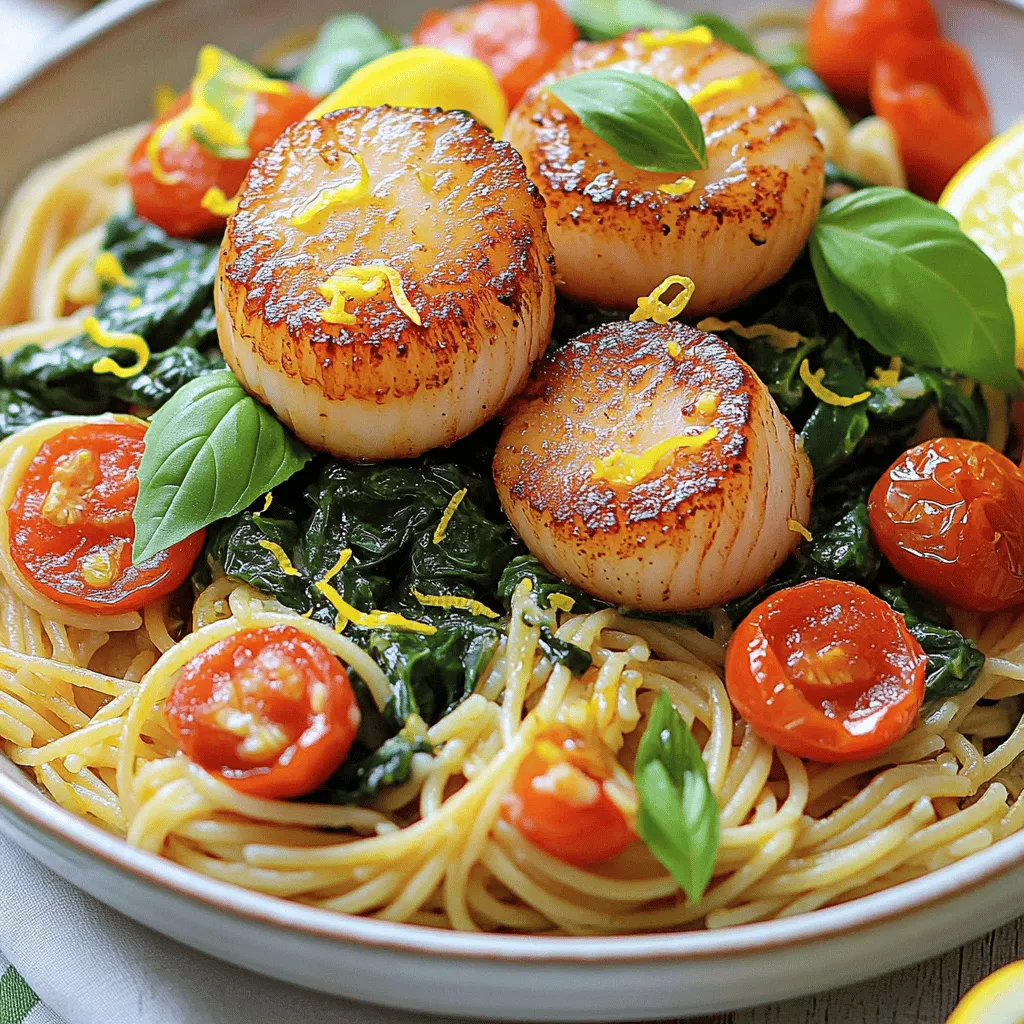 Tuscan Spaghetti mit Riesenjakobsmuscheln Köstlich