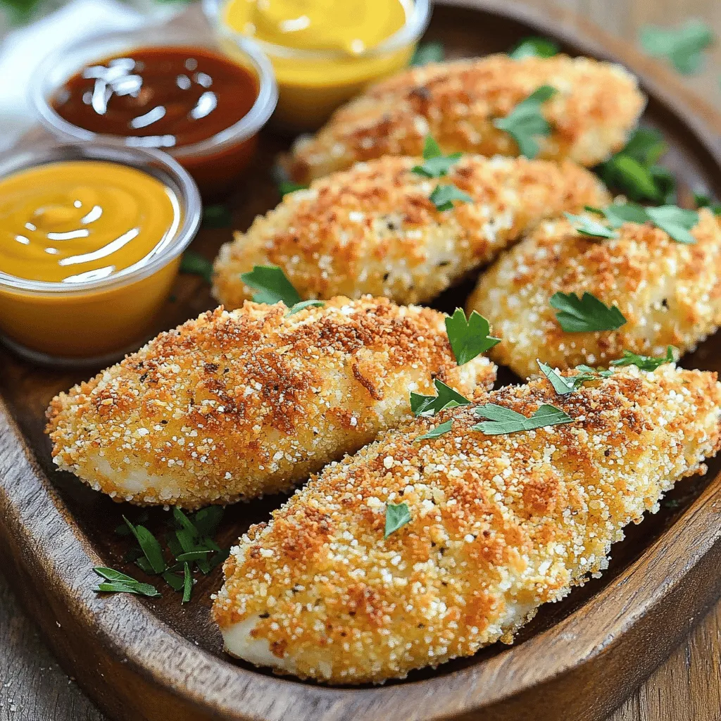 Crispy Baked Chicken Tenders Lecker und Knusprig