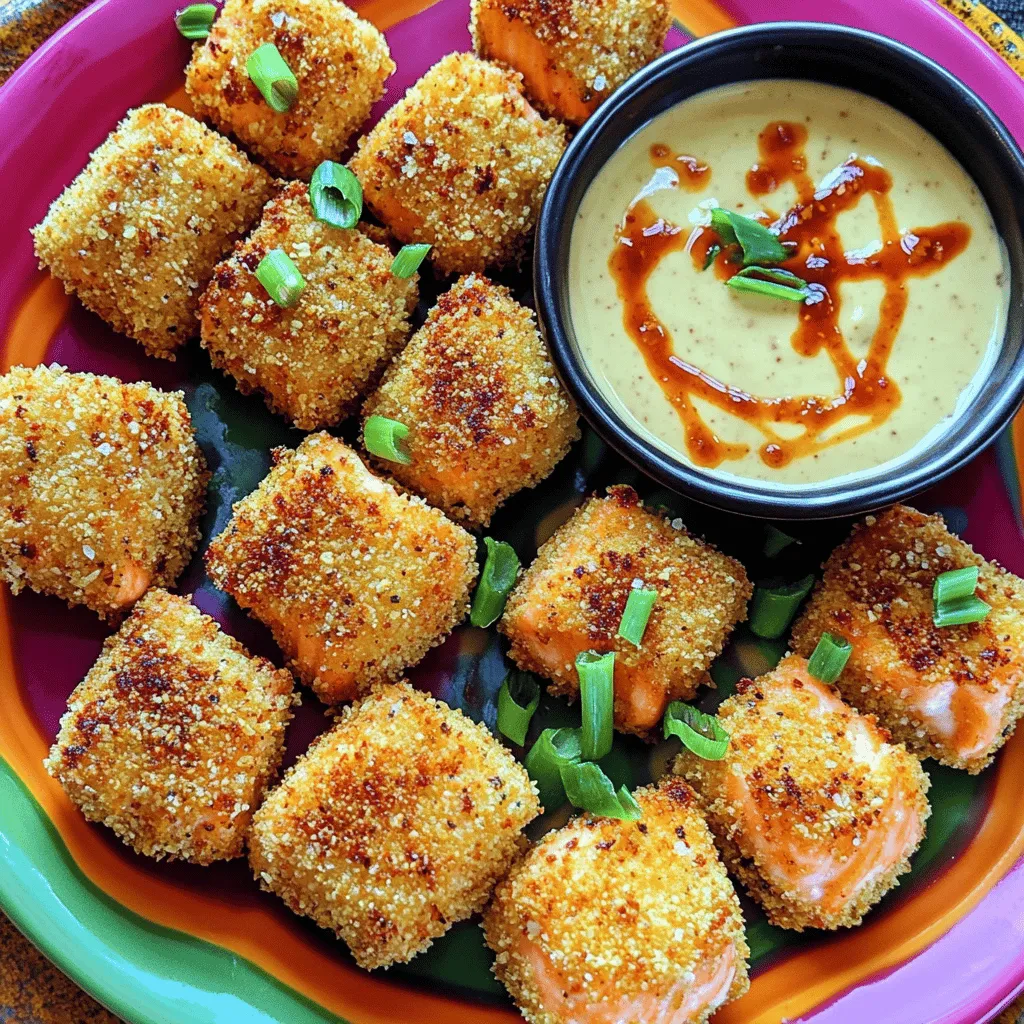 Crispy Bang Bang Salmon Bites Knusprig und Lecker