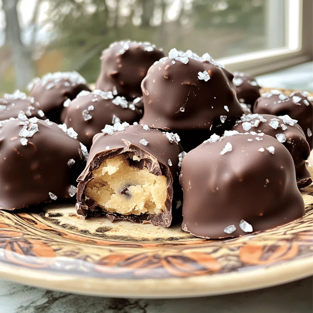 Schokoladenkeksteig-Bissen Einfaches Genussrezept