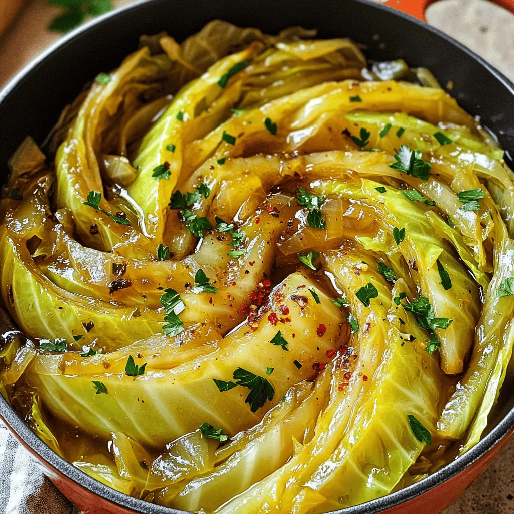 Süß-saure geschmorte Kohlherzen gesunde Beilage