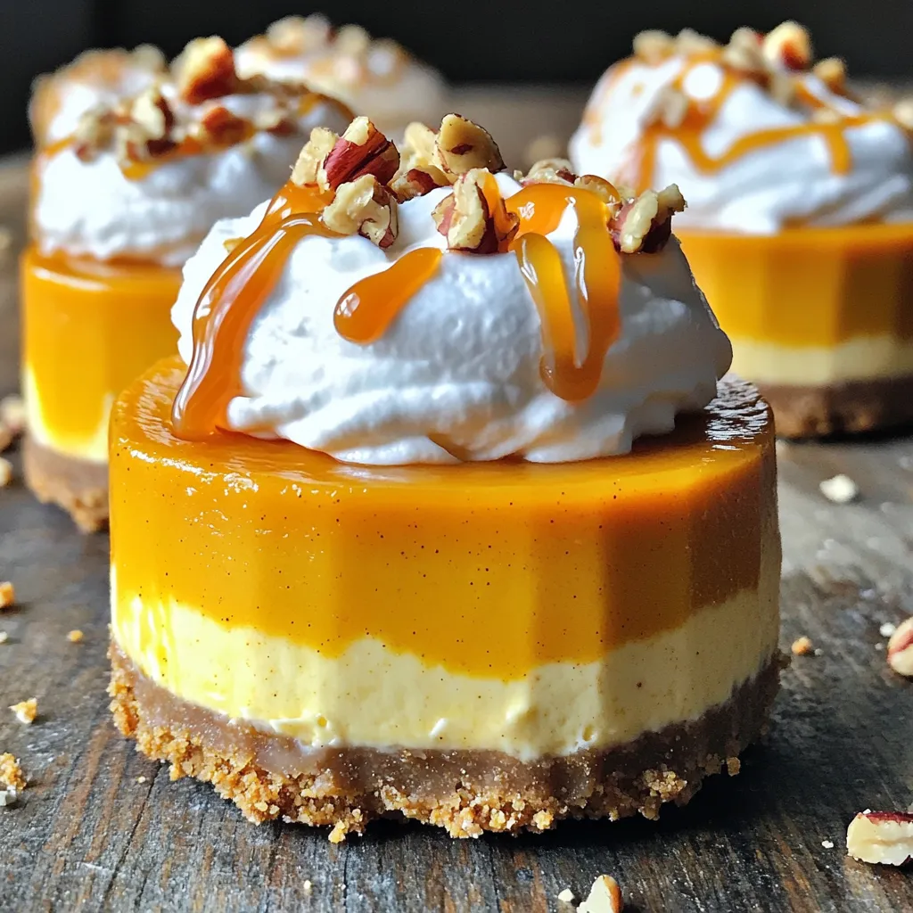 No-Bake Pumpkin Cheesecake Cups Perfekt und Einfach
