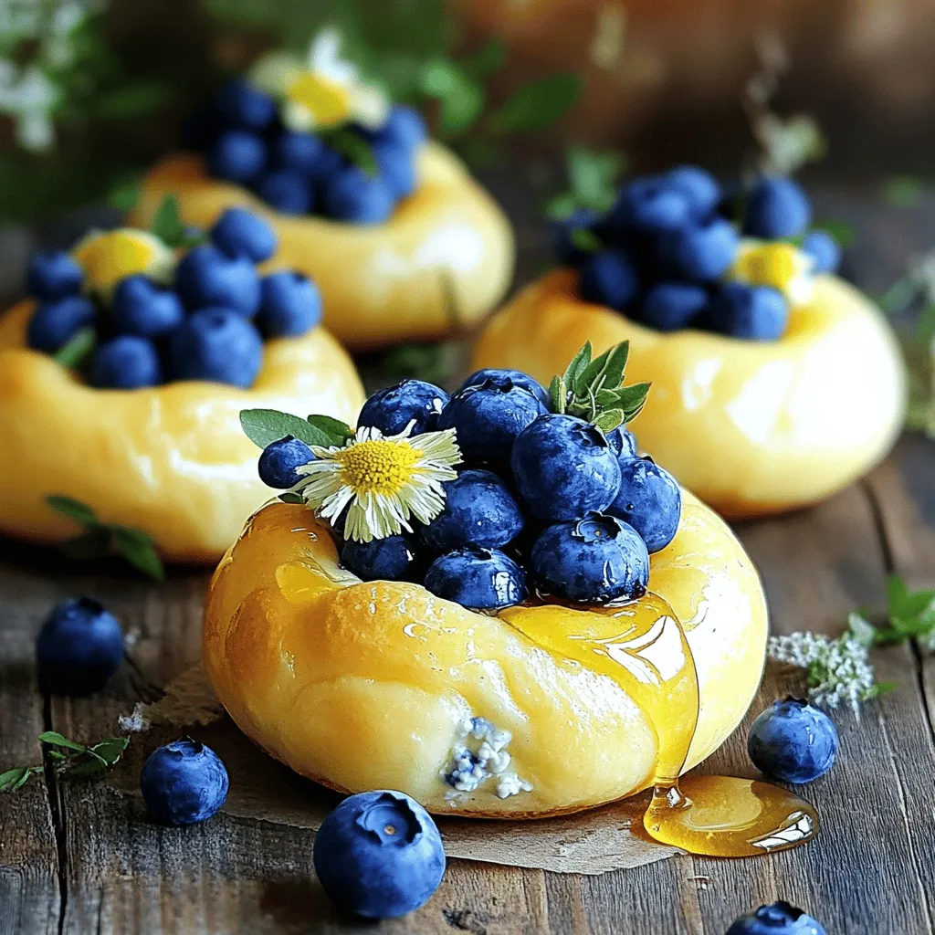 Blaubeer-Hüttenkäse Wolkenbrot leichte und fluffige Snack