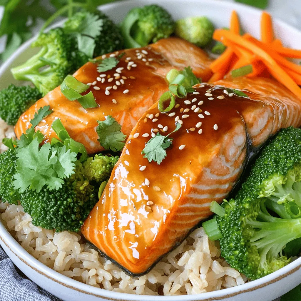 Minute High-Protein Teriyaki Salmon Bowls Rezepte