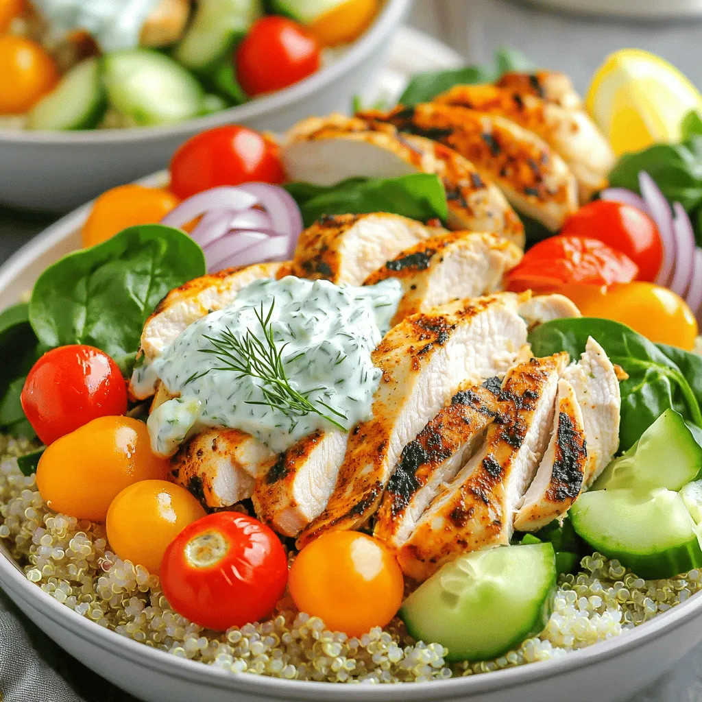 Chicken Tzatziki Bowls für gesunde Genussmomente