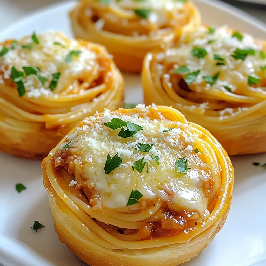 Spaghetti Garlic Bread Bowls Leckere und einfache Mahlzeit