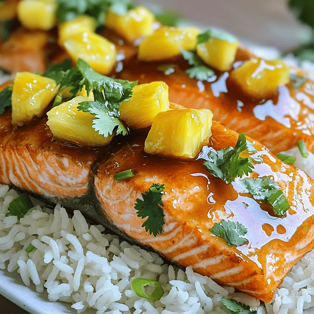 Honig-Ananas-Glasierter Lachs Geschmacksvoll und Einfach