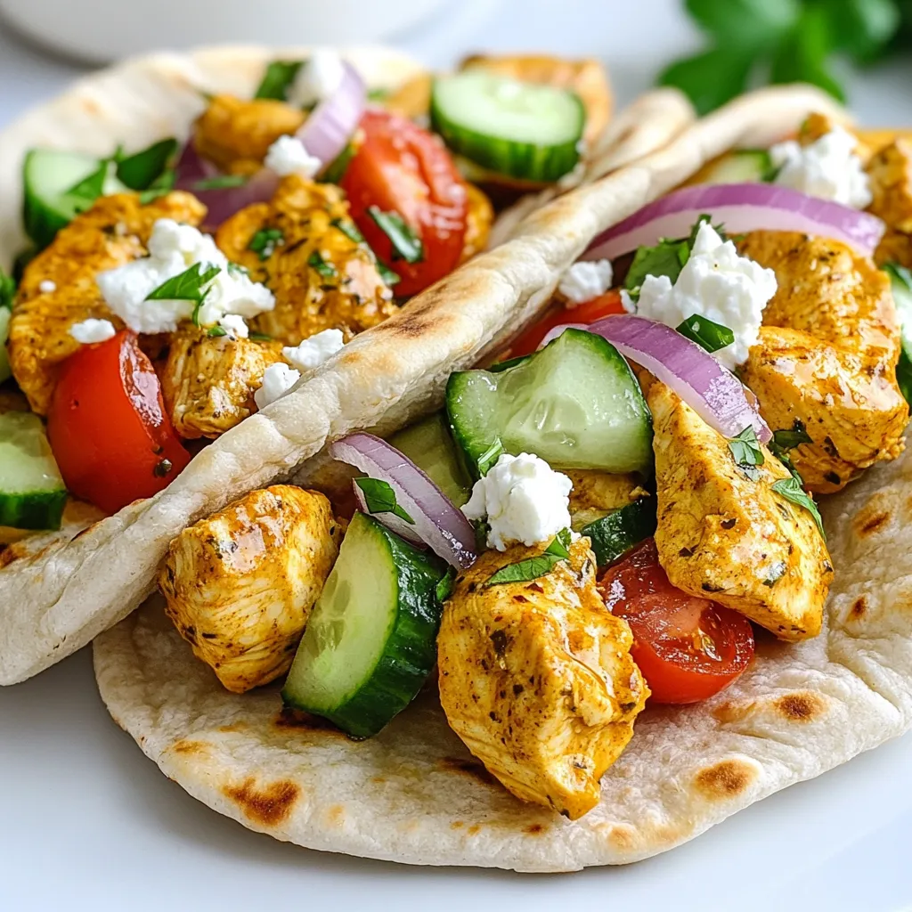 High Protein Chicken Gyros Einfache und leckere Mahlzeit