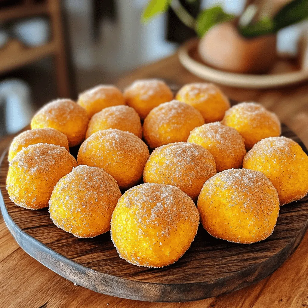 Kürbis-Zimt-Zucker-Donutlöcher Lecker und Einfach
