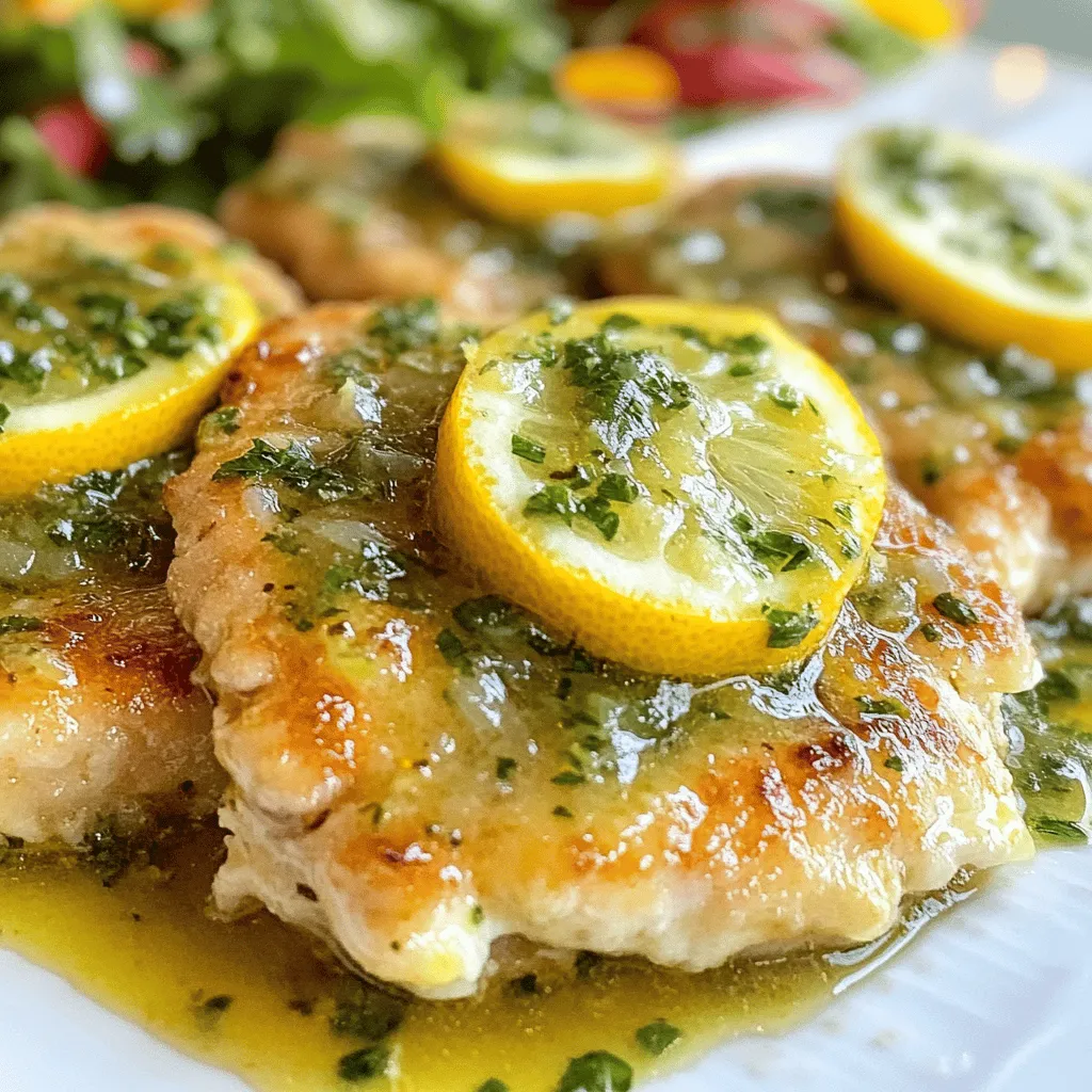Um ein perfektes Hähnchen-Piccata mit Zitronen-Kapern-Sauce zuzubereiten, benötige ich einige einfache Zutaten. Diese Zutaten sind frisch und von hoher Qualität. Sie machen das Gericht besonders lecker und aromatisch.